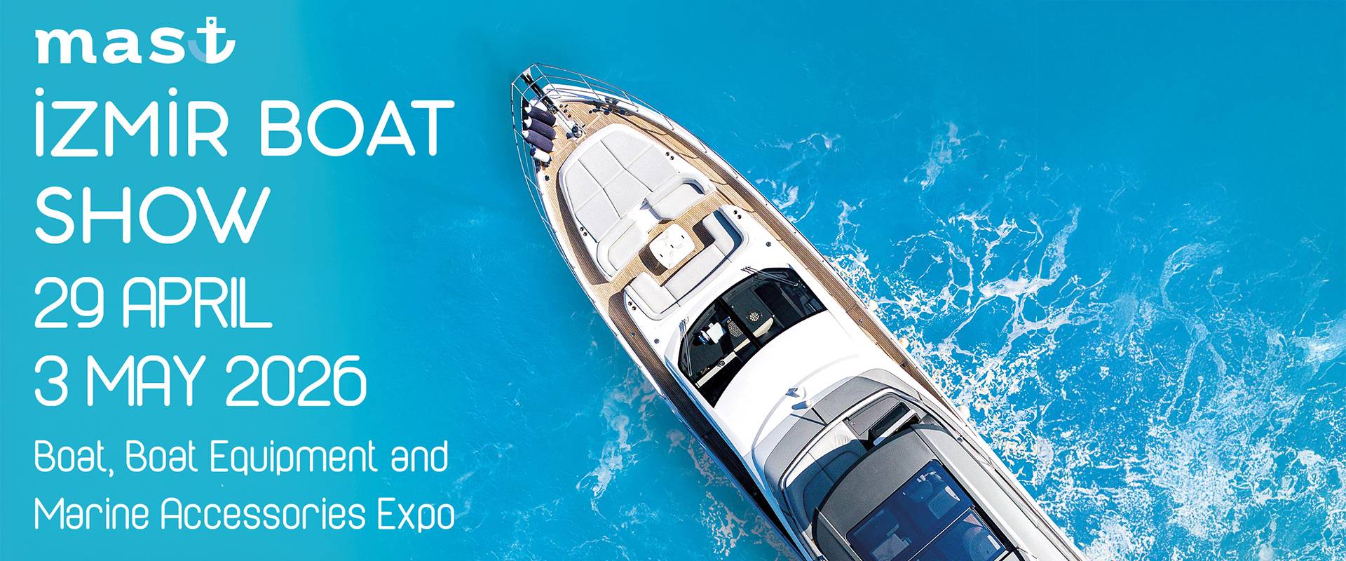 Izmir boat show 2026 exhibition banner