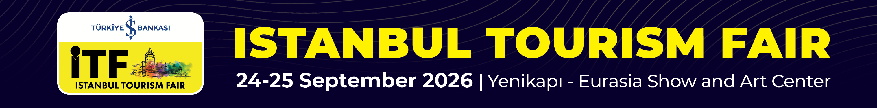 Istanbul Tourism Fair 2026 exhibition banner