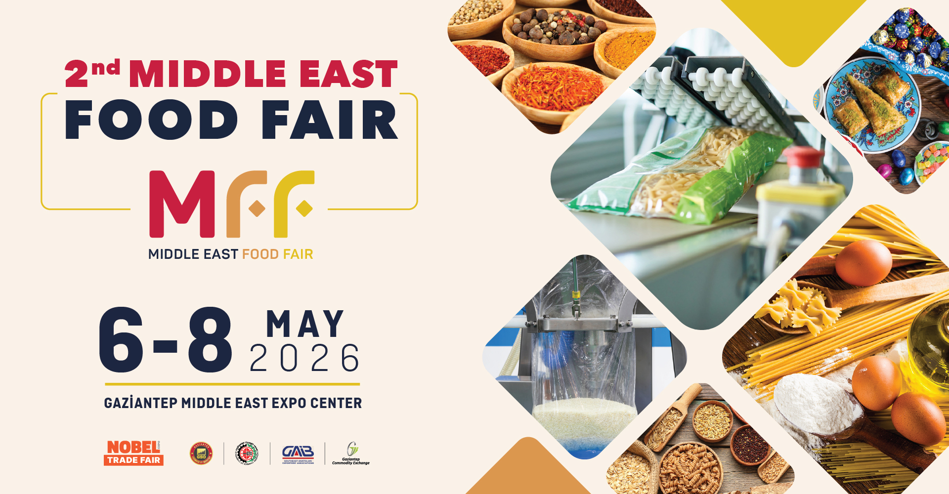 Middle east food fair 2026 banner
