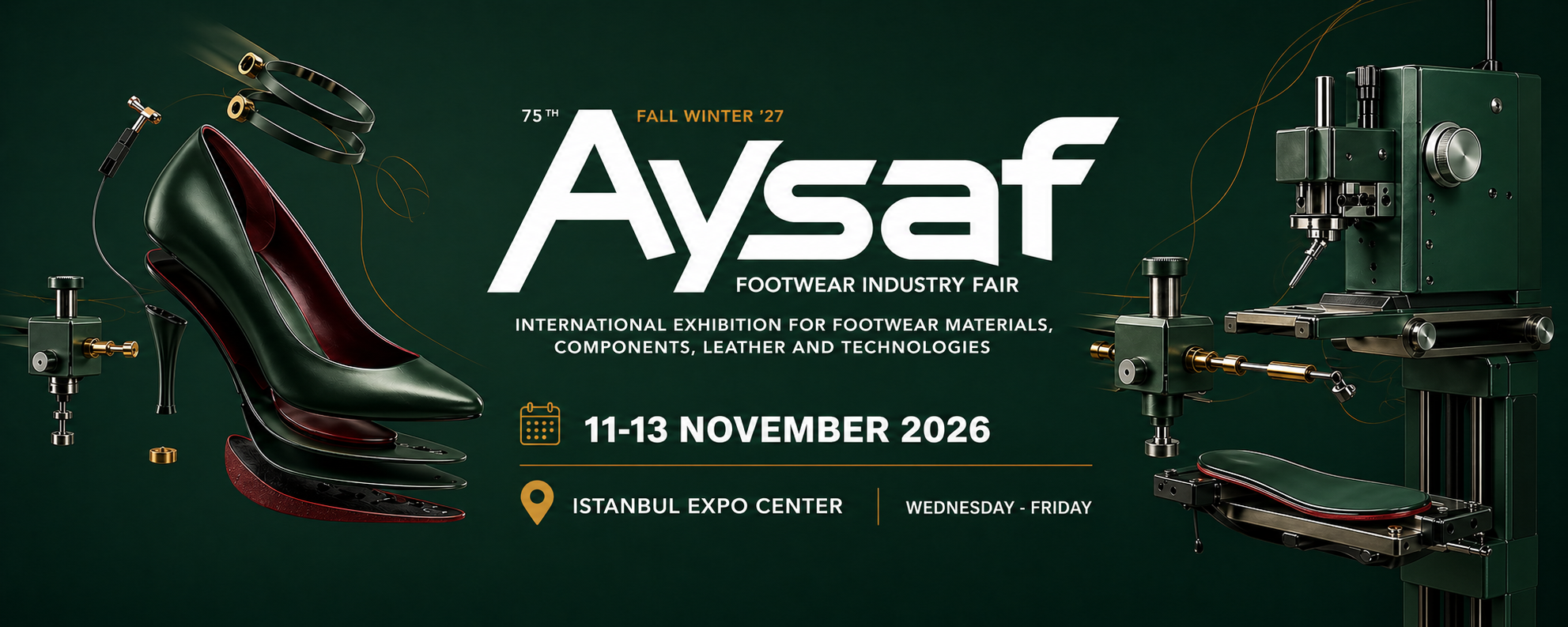 Aysaf 2026 exhibition banner
