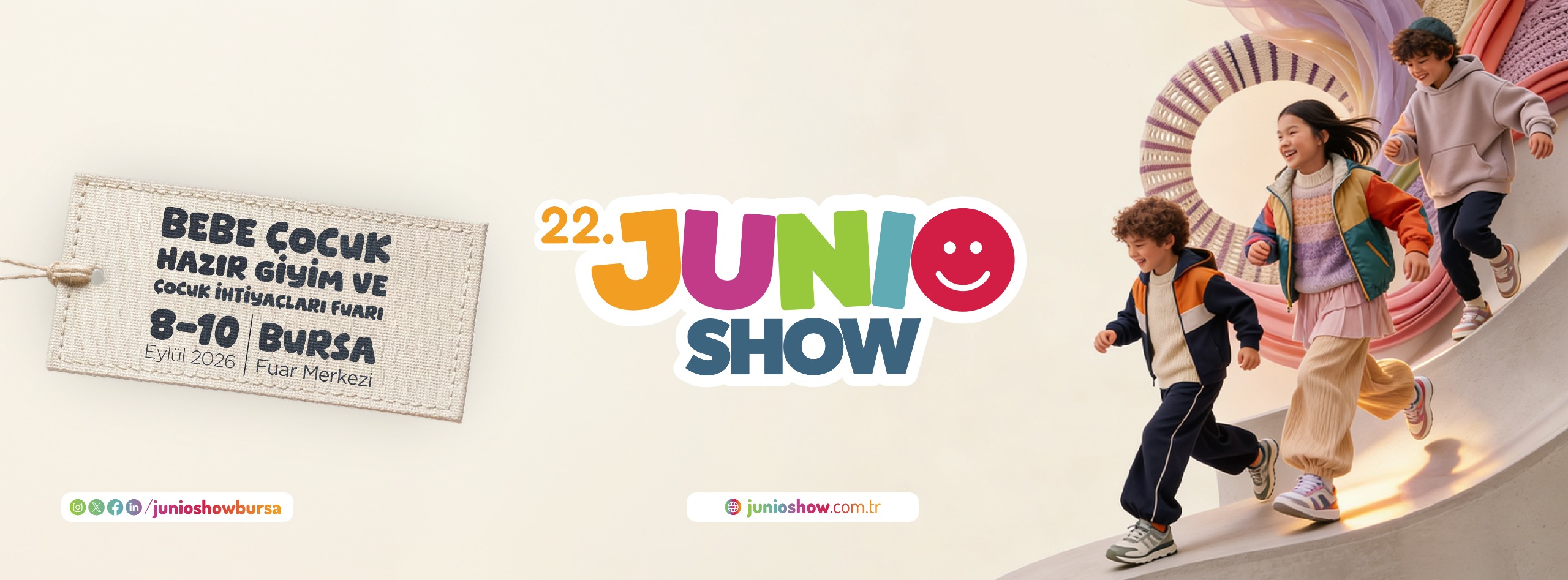 Junioshow Bursa 2026 exhibition banner