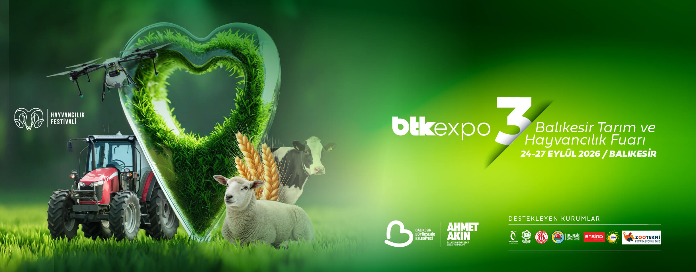 Balikesir agriculture fair 2026 banner