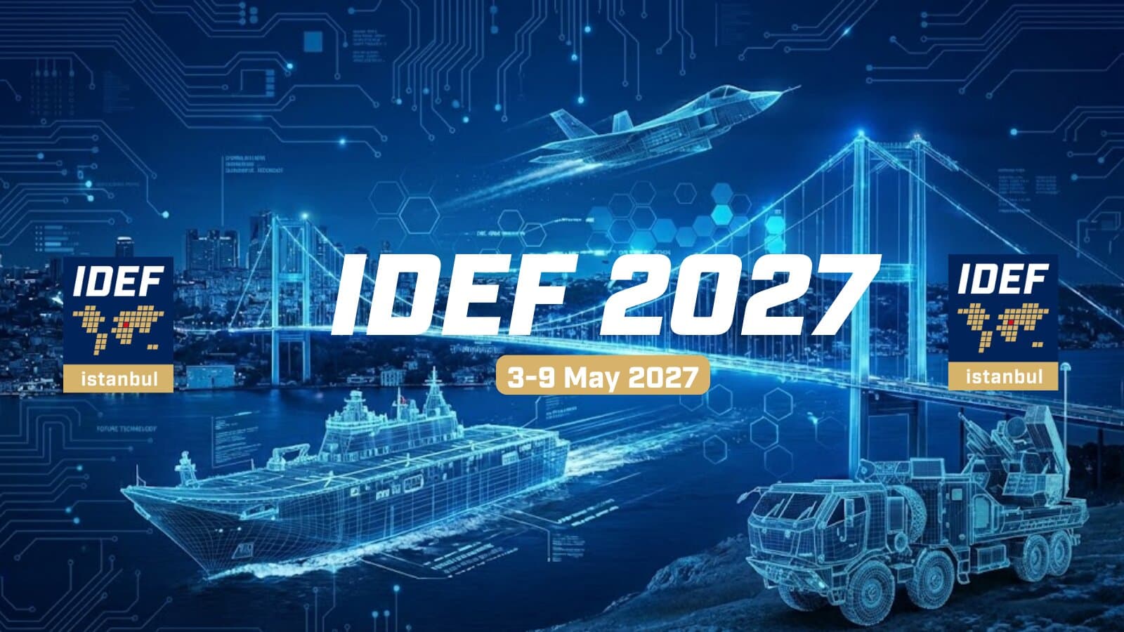IDEF 2027 exhibition banner