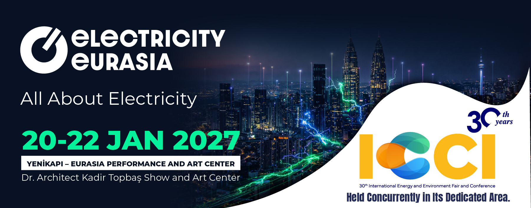 Electricity Eurasia 2027 exhibition banner
